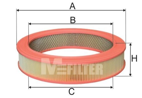 Фільтр повітряний OPEL M-FILTER A270