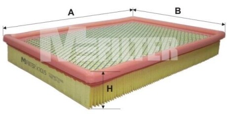 Фільтр повітряний CHRYSLER M-FILTER K7015