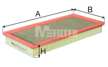 Фільтр повітряний M-FILTER K739