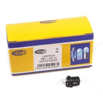 Автолампа B2,4W B8,3d 1,2 W прозрачная MAGNETI MARELLI 003733100000