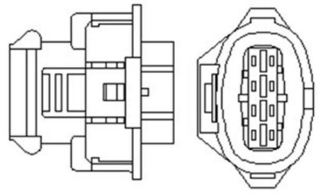 OPEL лямбда-зонд (4 конт.) NIVA CHEVROLET 1,8 двигун. MAGNETI MARELLI 466016355003 (фото 1)