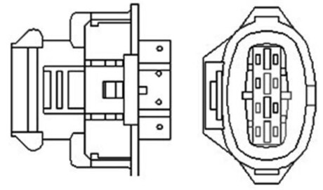 OPEL лямбда-зонд (4 конт.) OPEL Astra G/Corsa C1,4i/Vectra C 1,6i/Zafira 1,6i MAGNETI MARELLI 466016355008