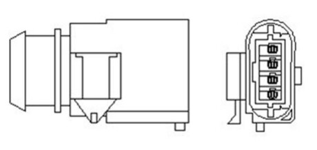 VW лямбда-зонд Golf V,VI, Polo, Caddy III, Skoda Fabia, Octavia II, Roomster, Seat 1.4/1.6 MAGNETI MARELLI 466016355077 (фото 1)