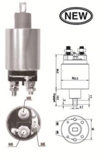 Реле втягуюче Ducato 1.9-2.5 D/TD /JUMPER 2.8D/TD MAGNETI MARELLI 940113050559 (фото 1)