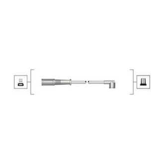 Комплект високовольтних проводів EQ FIAT UNO 1.1, 98 [] MAGNETI MARELLI 941319170054