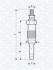 Свічка розжарювання DB свічка розжарювання OM 601-603 93-I [062583003304] MAGNETI MARELLI UX13A (фото 1)