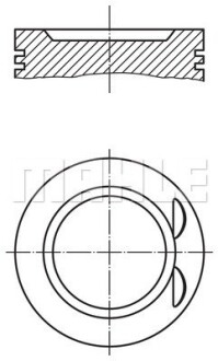 Поршень MAHLE / KNECHT 0117301