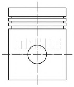 Поршень MAHLE / KNECHT 0156102 (фото 1)