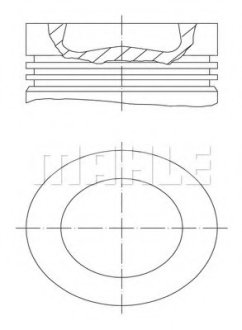 Поршень MAHLE / KNECHT 028 PI 00100 000 (фото 1)