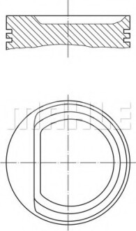 Поршень MAHLE / KNECHT 030 71 00