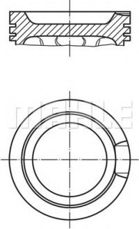 Поршень MAHLE / KNECHT 033 16 02