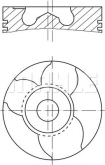 Поршень MAHLE / KNECHT 151 10 00