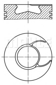 Поршень MAHLE / KNECHT 213 66 00