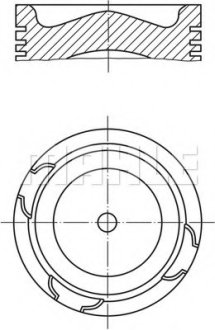 Поршень MAHLE / KNECHT 213 69 00 (фото 1)