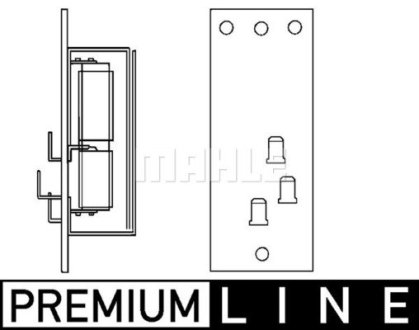 Регулятор пічки, MAN F 90/M 90 MAHLE / KNECHT ABR 83 000P