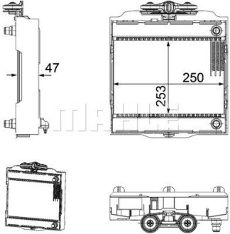 Радіатор охолодження MAHLE MAHLE / KNECHT CR 923 000P