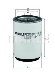 Паливний фільтр MAHLE / KNECHT KC 249D