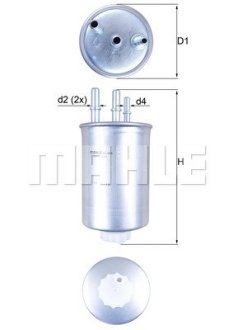 Фильтр топливный MAHLE / KNECHT KL505