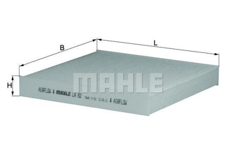Фiльтр салону MAHLE / KNECHT LA82