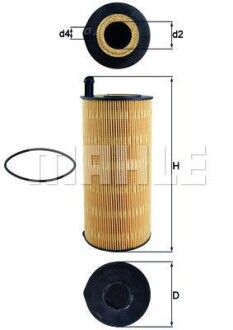 Фільтр масляний MAHLE / KNECHT OX423/9D