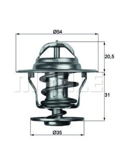 Термостат MAHLE / KNECHT TX1392D