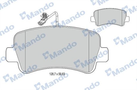 Комплект гальмівних колодок MANDO MBF015044
