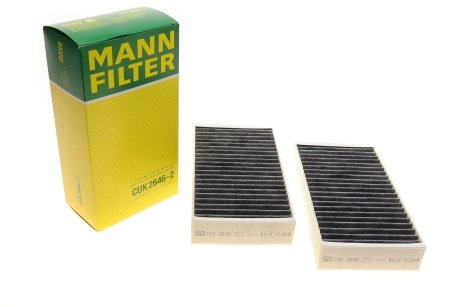 Фільтр салону (к-кт) -FILTER MANN CUK 2646-2