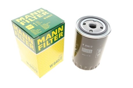 Фільтр масляний -FILTER MANN W 840/2 (фото 1)