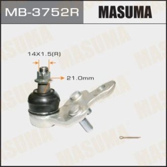 Опора шаровая передн нижн TOYOTA CAMRY, HARRIER/ MCU3#, ACU3#/ RH (MB-3752R) MASUMA MB3752R (фото 1)