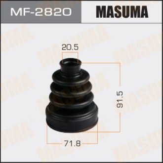 Пыльник ШРУСа наружный Subaru Forester (01-12), Impreza (00-14), Legacy (03-14) (MF-2820) MASUMA MF2820