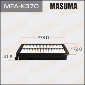 Фільтр повітряний (MFA-K370) MASUMA MFAK370