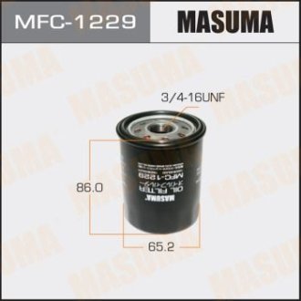 Фильтр масляный Nissan Micra (00-10), Note (06-13) (MFC-1229) MASUMA MFC1229