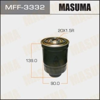 Фільтр паливний Mitsubishi L 200 (-08), Pajero Sport (-09) Disel (MFF-3332) MASUMA MFF3332