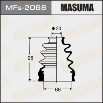 Пыльник ШРУСа (силикон)TOYOTA COROLLA (05-13) (MFs-2068) MASUMA MFs2068 (фото 1)