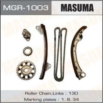 Ремкомплект цепи ГРМ Toyota (1ZZ-FE, 3ZZ-FE, 4ZZ-FE) (MGR-1003) MASUMA MGR1003 (фото 1)