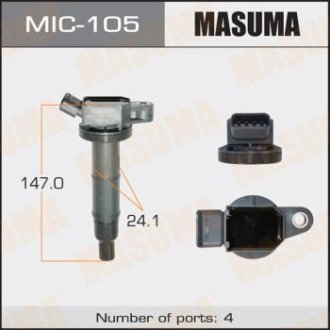 Катушка зажигания Toyota Camry, RAV 4 2.0, 2.4 (-11) (MIC-105) MASUMA MIC105