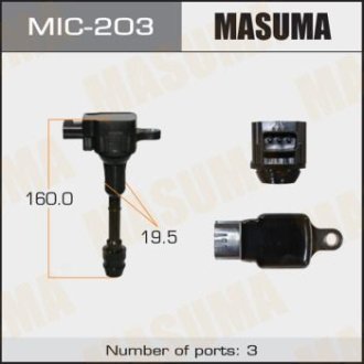 Котушка запалювання (MIC-203) MASUMA MIC203