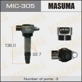 Катушка зажигания (MIC-305) MASUMA MIC305