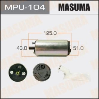 Бензонасос електричний (+ сіточка) Honda/ Mazda/ Toyota (MPU-104) MASUMA MPU104 (фото 1)