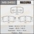 Колодки тормозные задн Mitsubishi ASX (10-15), Grandis (04-10), Lancer (08-12), Outlander (07-12), Pajero (MS-3450) MASUMA MS3450 (фото 1)