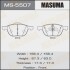 Колодки гальмівні передн Ford Focus (04-)/ Mazda 3 (03-), 5 (05-15) (MS-5507) MASUMA MS5507 (фото 1)