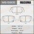 Колодки тормозные задн Mazda 6 (12-16)/ Mitsubishi ASX (12-14), Outlander (12-) (MS-5905) MASUMA MS5905 (фото 1)