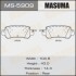 Колодки тормозные задн Mazda CX-5 (11-) (MS-5909) MASUMA MS5909 (фото 1)