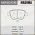 Колодки тормозные передн VW GOLF VII (MS-E0105) MASUMA MSE0105 (фото 1)