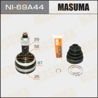 ШРУС наружный Nissan Maxima, X-Trail (00-07) (нар:29/вн:25) (NI-69A44) MASUMA NI69A44