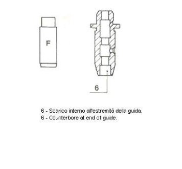 Направляюча клапана Metelli 01-2583