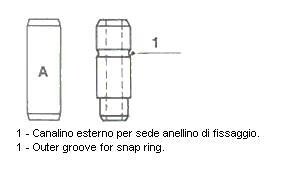 Направляюча клапана IN/EX AVEO 11,03/6,02/47,5 Metelli 01-S2845