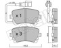 Комплект гальмівних колодок (дискових) Metelli 22-0554-0 (фото 1)