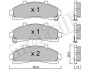 Комплект гальмівних колодок (дискових) Metelli 22-0683-0 (фото 1)