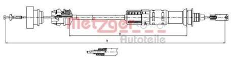 Трос зчеплення METZGER 11.3921